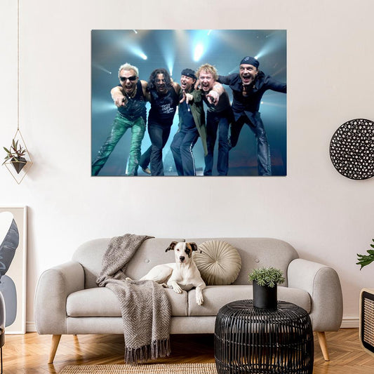 Scorpions Hard Rock Band Group Music Wall Art Print Poster