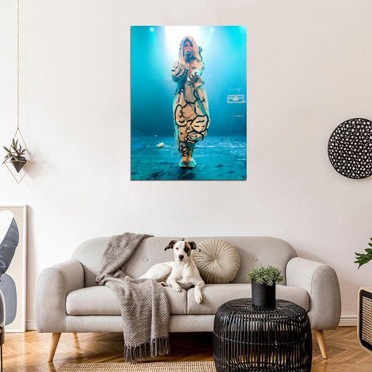 Yo-Landi Vi$$er Stage Concert Die Antwoord Rap-Rave Band Yolandi Visser Alternative Hip-Hop Music Wall Art Print Poster