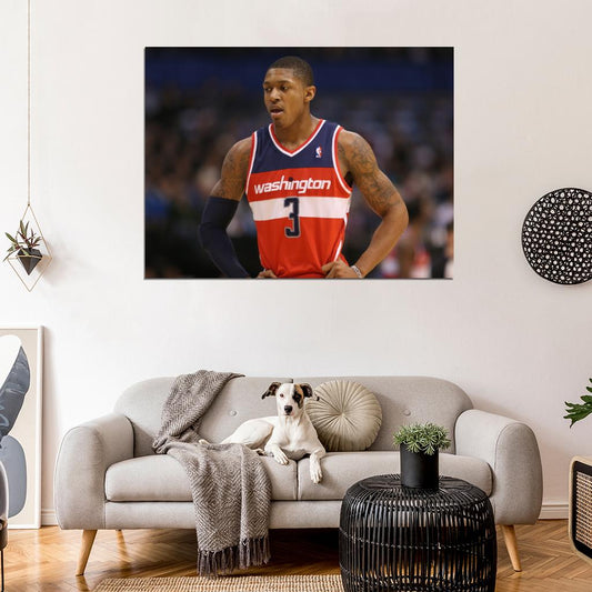 Bradley Beal Washington Wizards Basketball Sport Wall Art Print Poster
