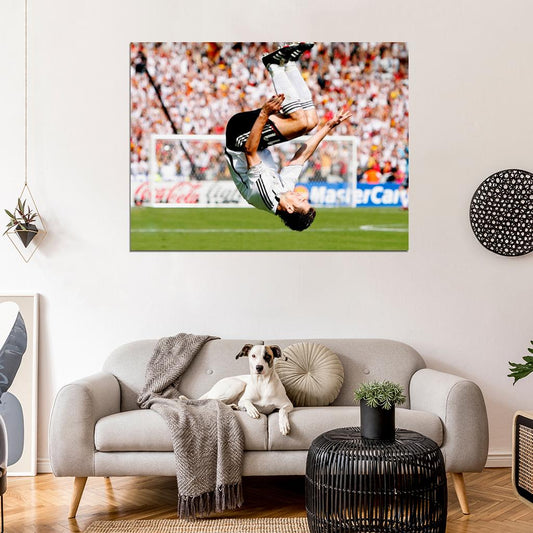 Miroslav Klose Amazing Jump Germany Football Soccer Sport Wall Art Print Poster