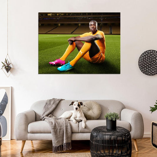 Yaya Toure Ivory Coast Football Soccer Sport Wall Art Print Poster