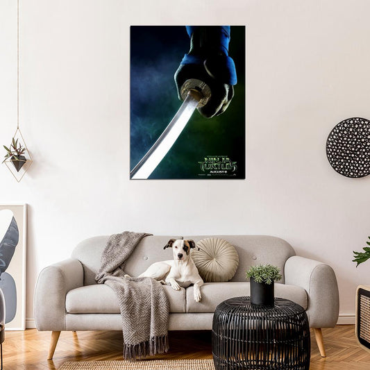 Teenage Mutant Ninja Turtles Leonardo Movie 2014 Wall Art Print Poster
