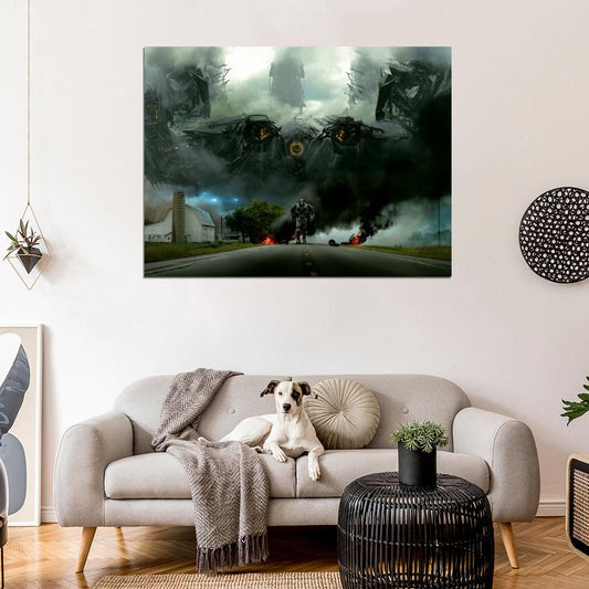 Transformers Age of Extinction Lockdown Movie 2014 Wall Art Print Poster