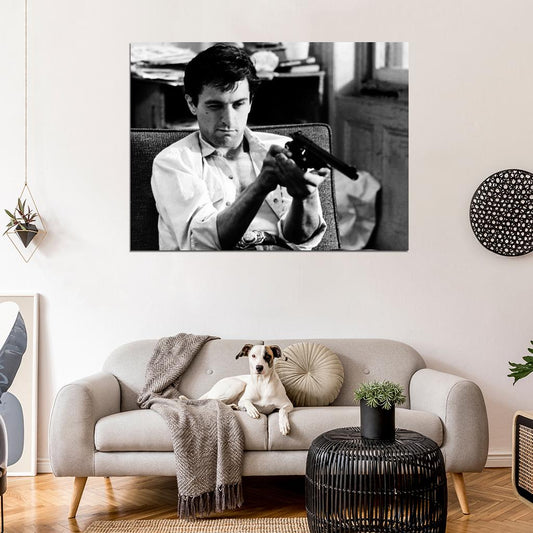 Taxi Driver Robert De Niro Revolver Movie Wall Decor Room Print Retro Vintage Poster