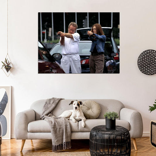 Hannibal Ridley Scott Julianne Moore Behind the Scenes Wall Decor Room Print Retro Vintage Poster