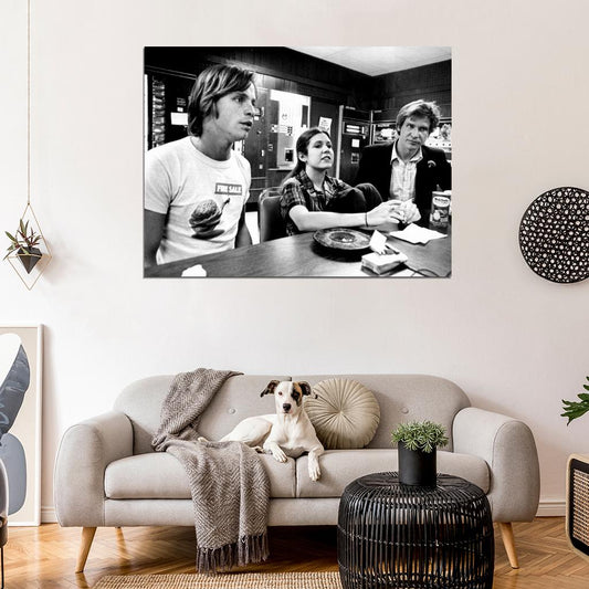 Star Wars The New Hope Behind the Scenes Movie Rare Wall Decor Room Print Retro Vintage Poster