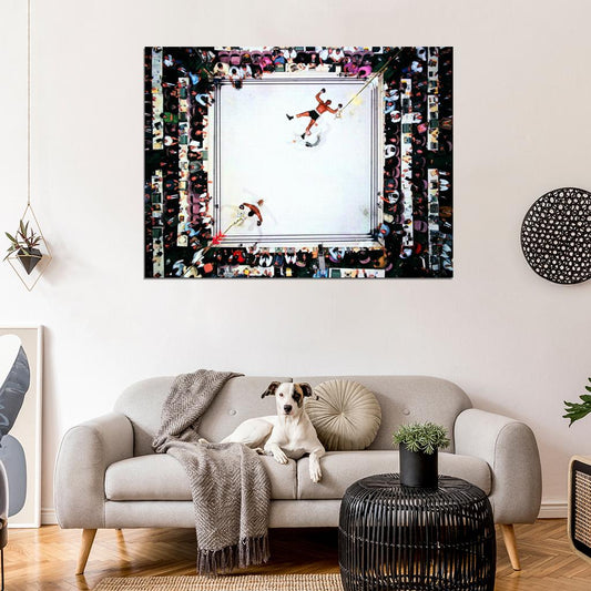 Muhammad Ali KO Knockout Cleveland Williams 1966 Wall Decor Room Print Retro Vintage Poster