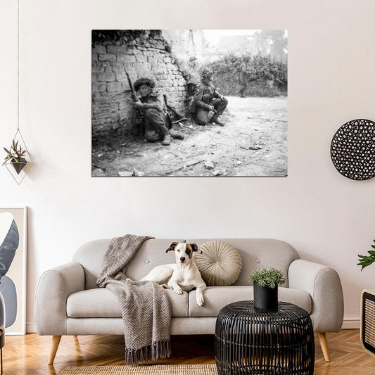 Scottish Troops Cover Rare WWII War WW2 Old BW Wall Decor Room Print Retro Vintage Poster