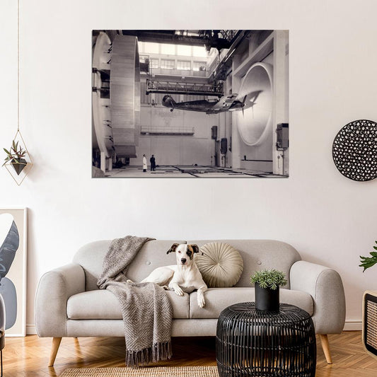 Messerschmitt Bf 109 Airplane 1935 Rare Old BW Wall Decor Room Print Retro Vintage Poster