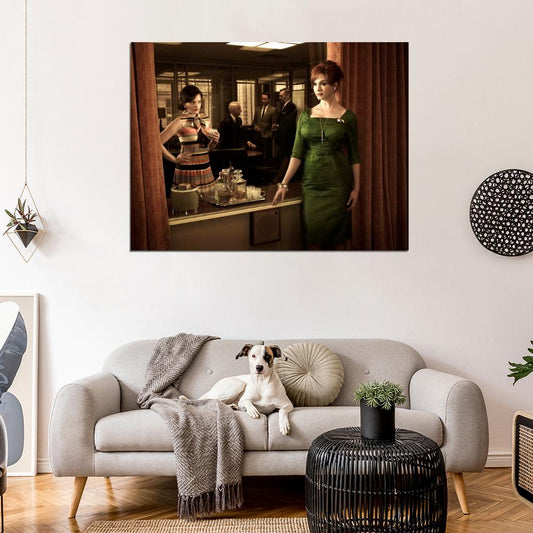 Joan Harris Peggy Olson Elisabeth Moss TV Series Wall Art Print Poster