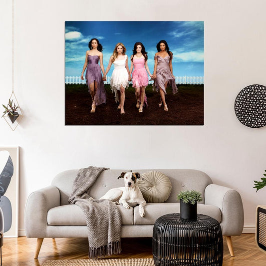 Pretty Little Liars Cast Characters Beautiful TV Wall Art Print Poster