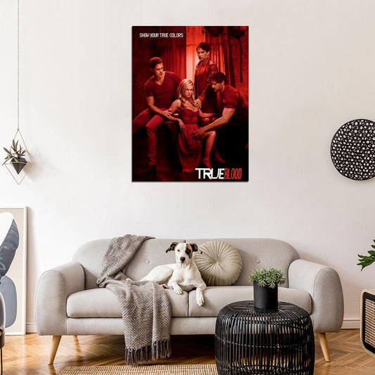 True Blood Red Hot Sexy Cast Characters TV Series Wall Art Print Poster