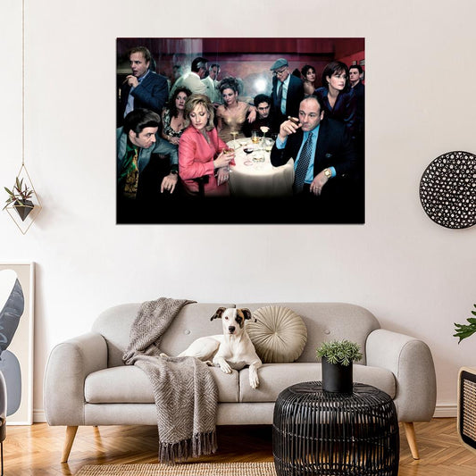 Family Characters Awesome The Sopranos TV Series Wall Art Print Poster