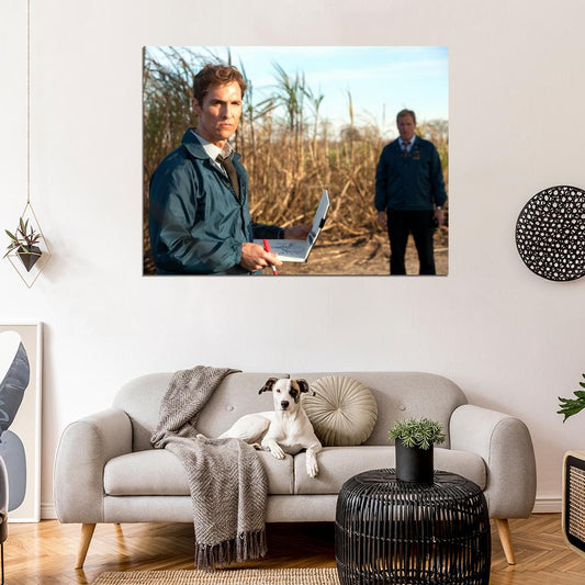 Rust Cohle Matthew McConaughey True Detective TV Wall Art Print Poster