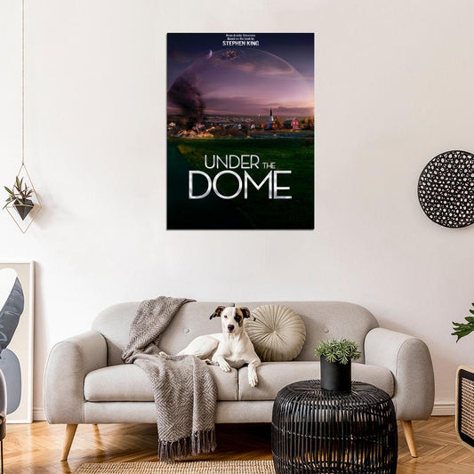 Airplane Crash Awesome Dusk Under The Dome TV Series Wall Art Print Poster