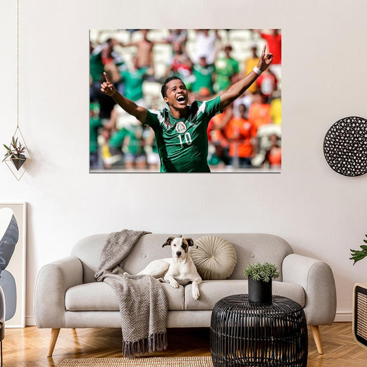 Giovani dos Santos Goal Mexico 2014 World Cup Football Wall Art Print Poster