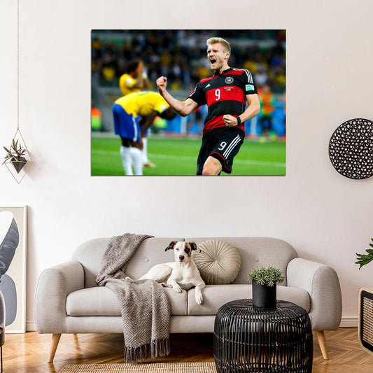 Andre Schurrle Goal Germany World Cup Soccer Football Wall Art Print Poster
