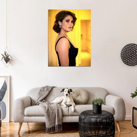Gemma Arterton Amazing Elegant Hot Portrait Dress Wall Art Print Poster