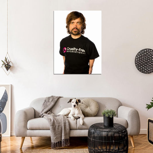 Peter Dinklage Portrait Amazing Handsome Actor Rare Wall Art Print Poster