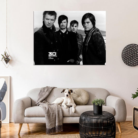 30 Seconds to Mars Jared Leto Tomo Matt Wachter Wall Art Print Poster
