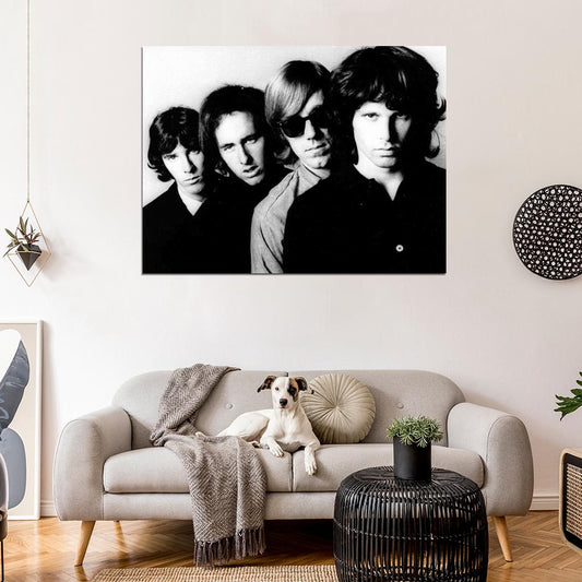The Doors Densmore Krieger Manzarek Morrison Rock Band Wall Art Print Poster