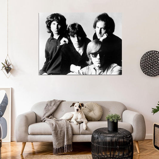 The Doors Great Retro Jim Morrison John Densmore Band Wall Art Print Poster