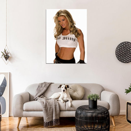 Ashley Massaro Sexy Model Wall Art Print Poster