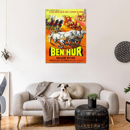 Ben-Hur Retro Classic Movie Vintage Wall Art Print Poster