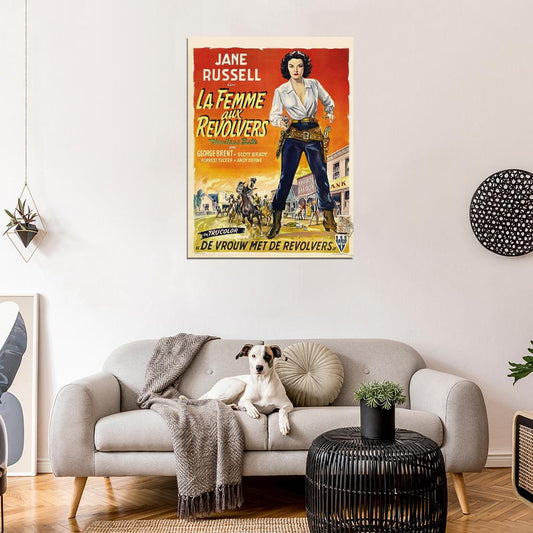 Montana Belle 1952 Retro Classic Movie Vintage Wall Art Print Poster