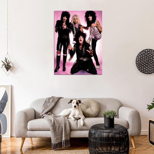 Motley Crue Heavy Metal Band Music Wall Art Print Poster