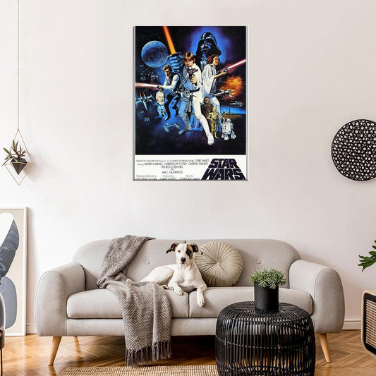 Star Wars Movie Vintage Wall Art Print Poster