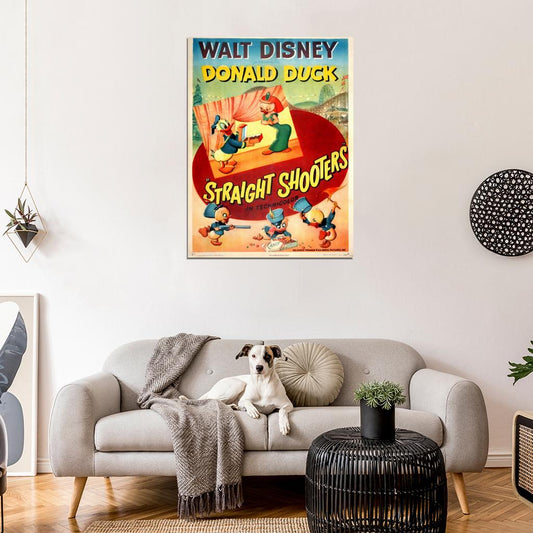 Straight Shooters 1947 Retro Movie Vintage Wall Art Print Poster