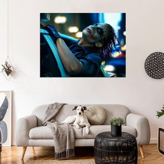 The Dark Knight Joker Movie Cool Art Wall Art Print Poster