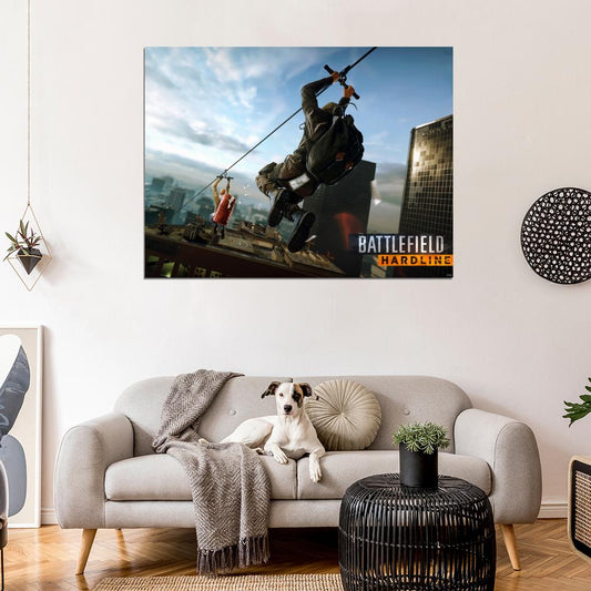Battlefield Hardline Amazing Video Game Wall Art Print Poster