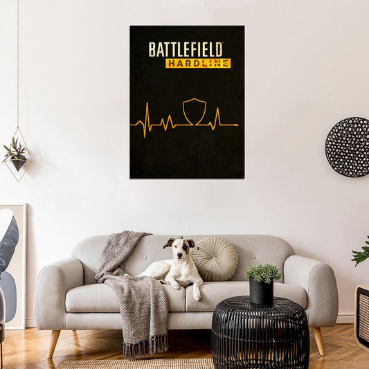 Battlefield Hardline Video Game Wall Art Print Poster