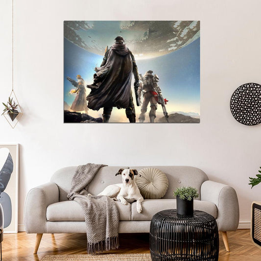 Destiny Characters Awesome Game Art Wall Art Print Poster