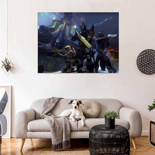 Destiny Cosmodrome Characters Video Game Wall Art Print Poster