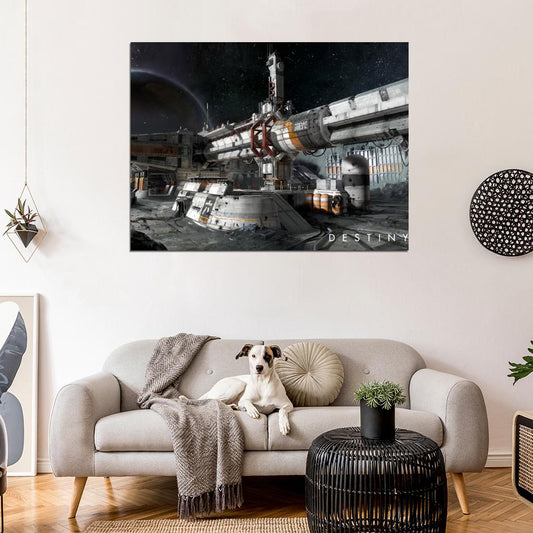Destiny Moon Base Video Game Wall Art Print Poster