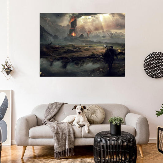 Middle-Earth Shadow Of Mordor Landscape Game Wall Art Print Poster