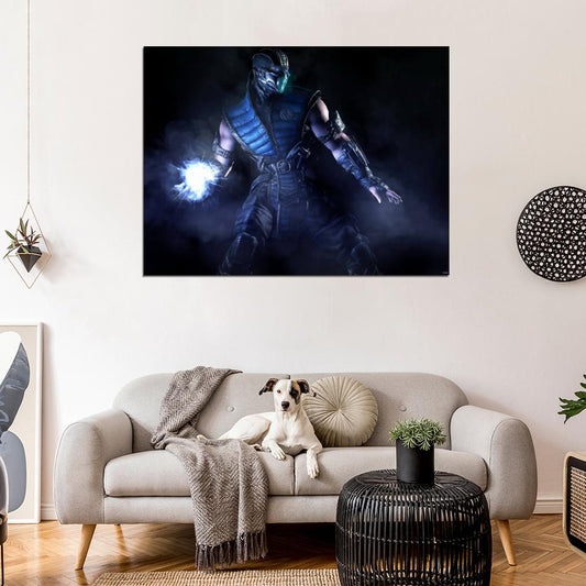 Mortal Kombat X Sub-Zero Awesome Video Game Wall Art Print Poster