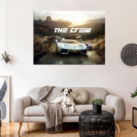 The Crew Car Racing Video Game Wall Art Print Poster