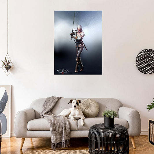 The Witcher 3 Wild Hunt Ciri Character Game Wall Art Print Poster