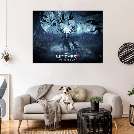 The Witcher 3 Wild Hunt Leshy Video Game Wall Art Print Poster