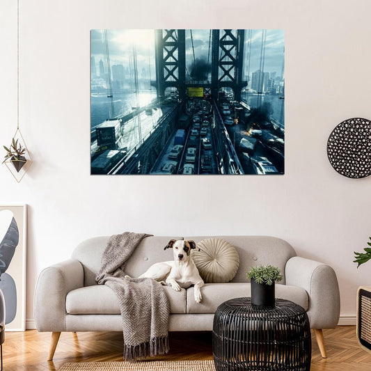 Tom Clancy's The Division Bridge Video Game Wall Art Print Poster