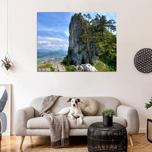 Сliffs Austrian Alps Beautiful Mountain Nature Wall Decor Room Print Poster