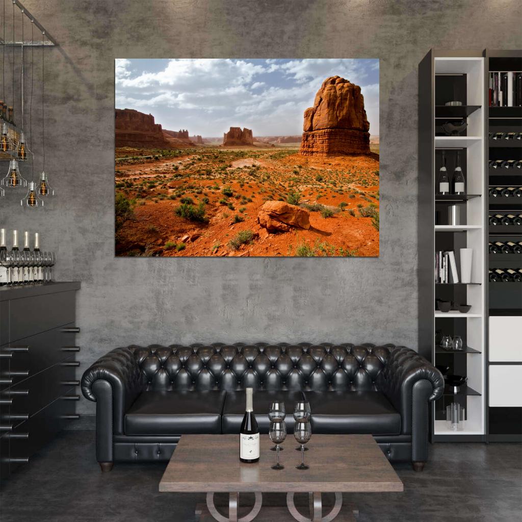 Canyon Desert Cliffs Rocks Beautiful Nature Wall Decor Room Print Poster