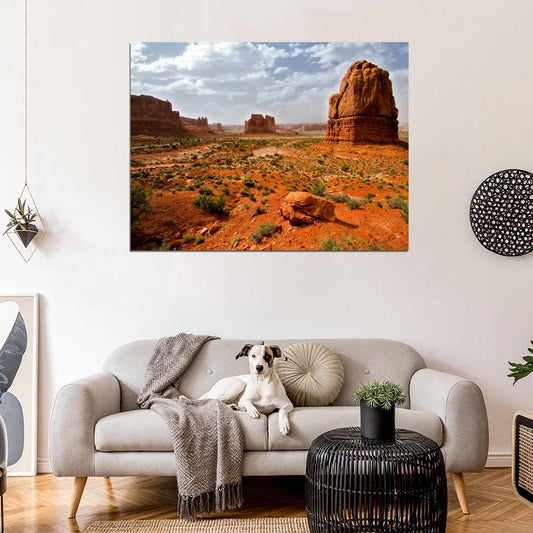 Canyon Desert Cliffs Rocks Beautiful Nature Wall Decor Room Print Poster