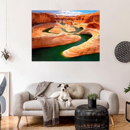 Grand Canyon River Colorado Beautiful Nature Wall Decor Room Print Poster