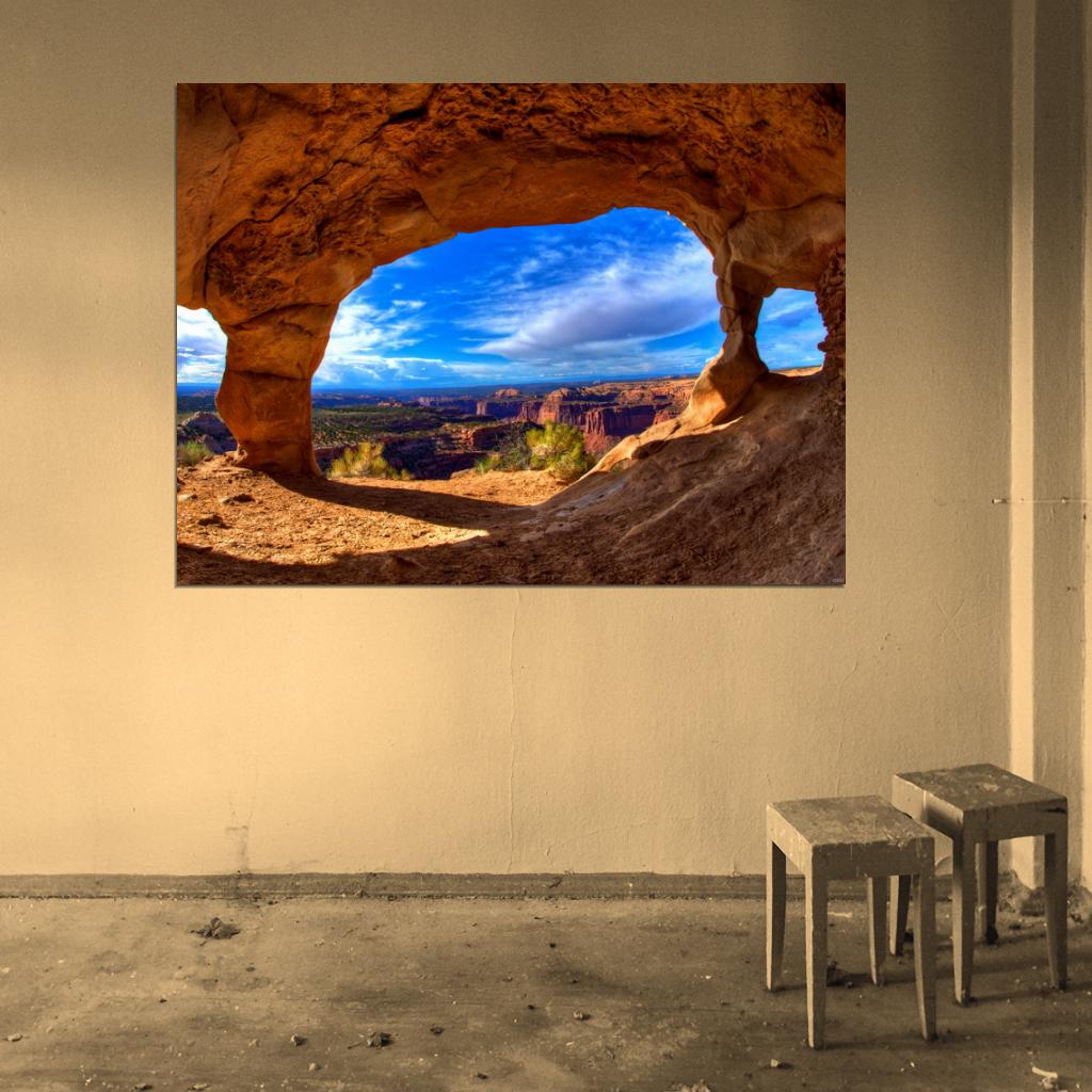 Grand Canyon Colorado Cave Beautiful Nature Wall Decor Room Print Poster