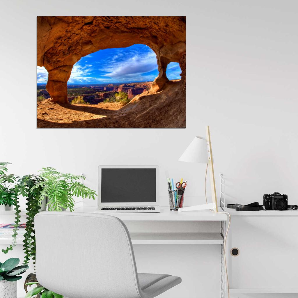 Grand Canyon Colorado Cave Beautiful Nature Wall Decor Room Print Poster